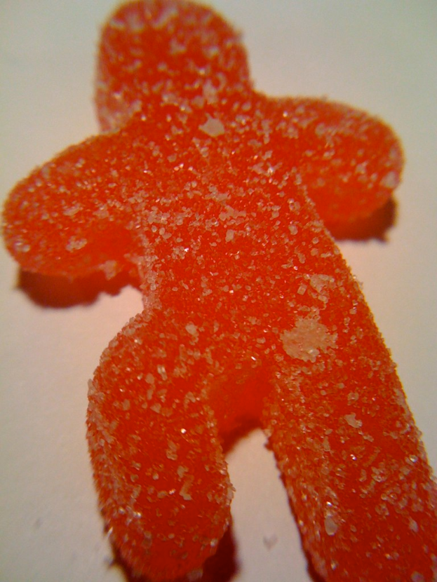 Ein Stück Zuckerwatte.