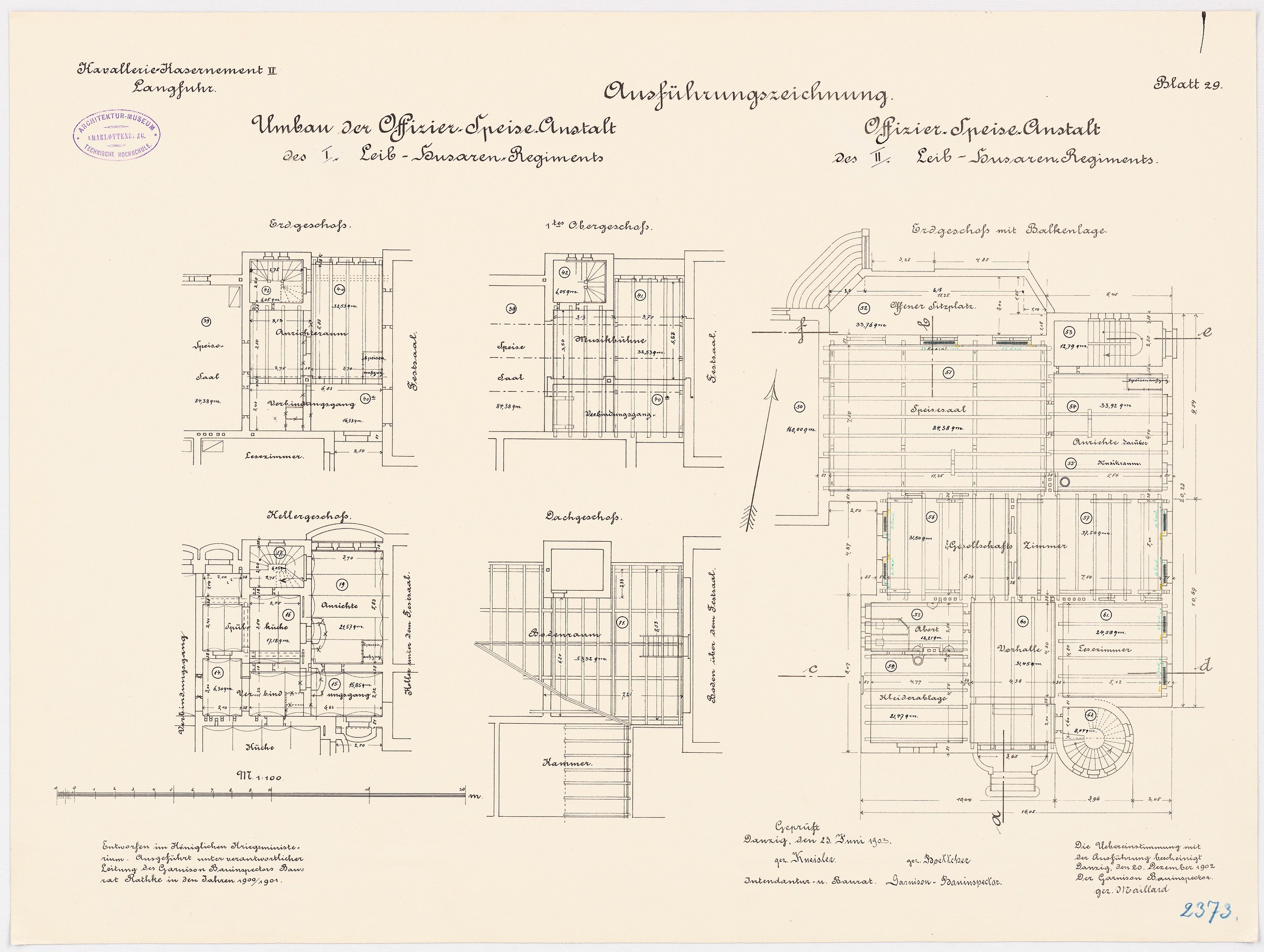 Schwarzes und weißes architektonisches Grundrissbild des ehemaligen Bundeskanzleramts, das detaillierte Layout mit Text und Zeichnungen zeigt.