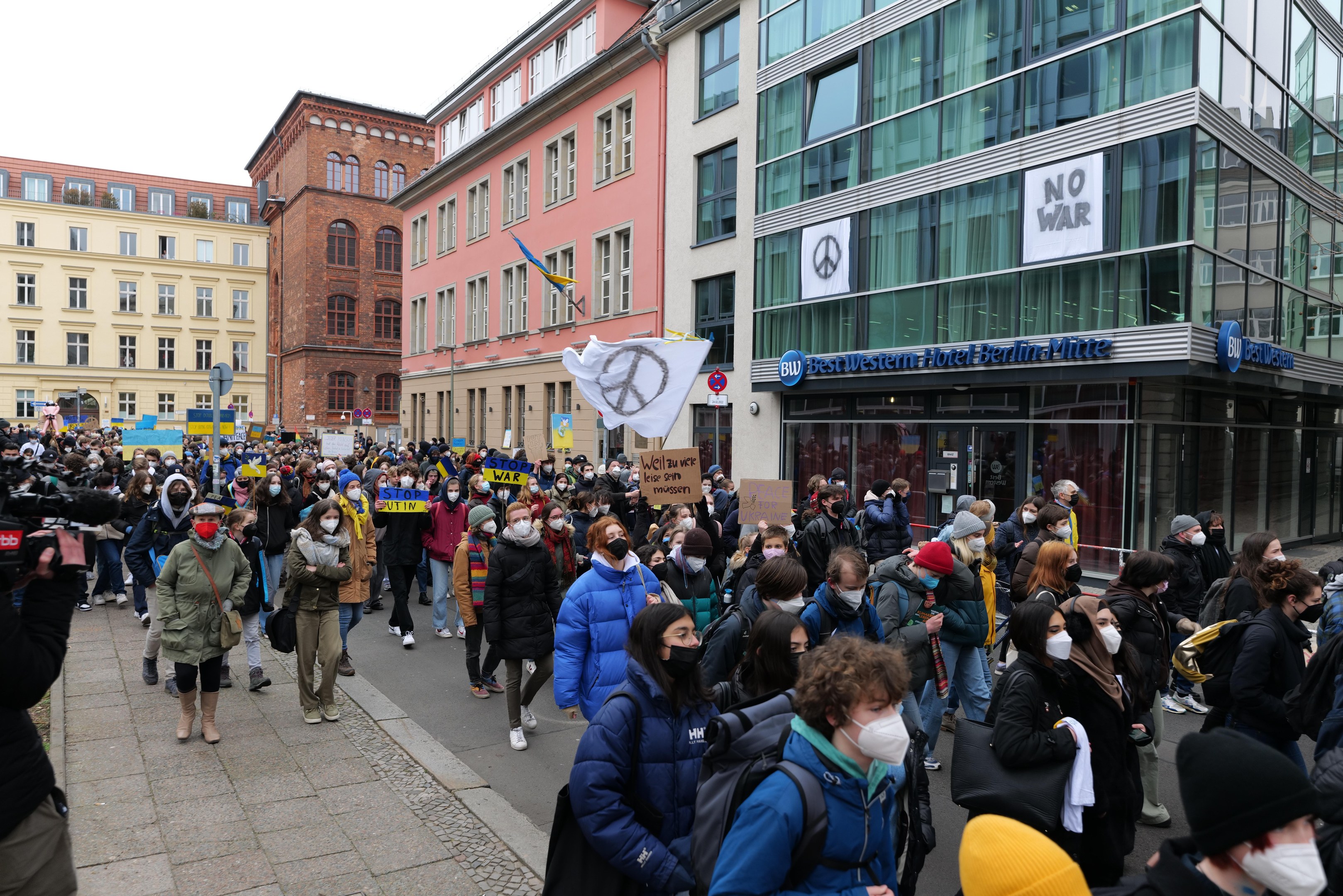 Proteste in Tartu gegen schwedische Häftlinge in estnischen Gefängnissen