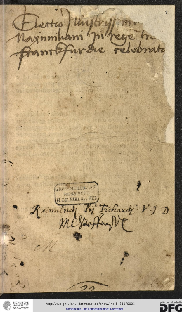 Handgeschriebener Brief der deutschen Regierung an den Präsidenten der Vereinigten Staaten, mit Text und sichtbaren Wasserzeichen auf altem Papier.