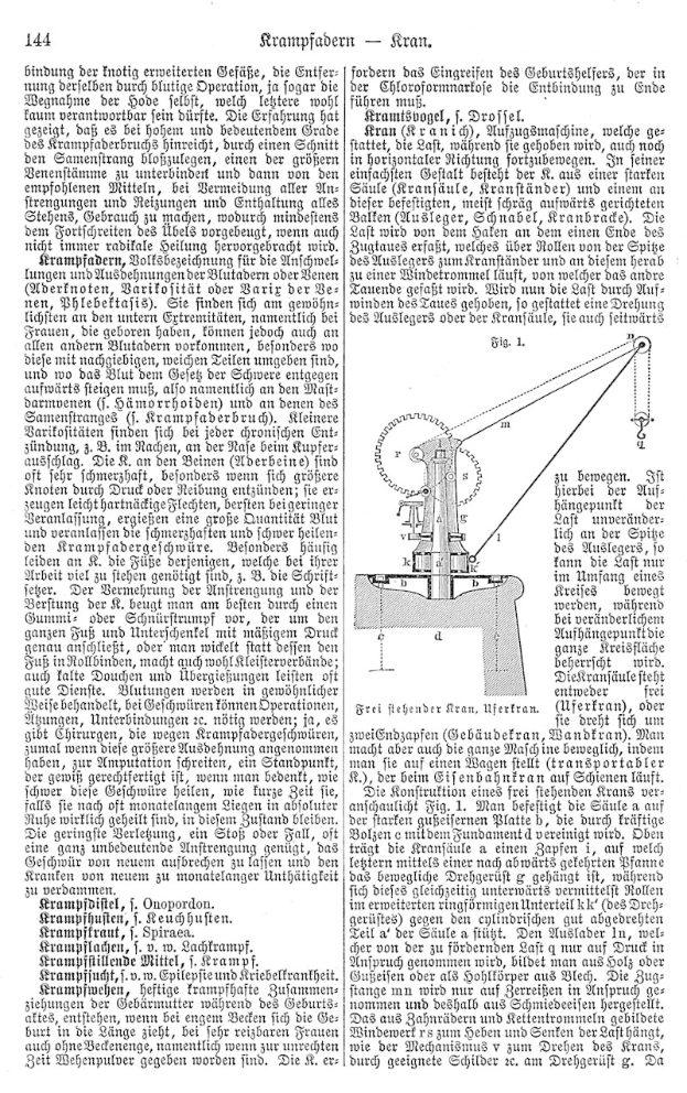 Seite aus einem Buch mit dem Titel "Deutsches Patent 114,000,000" mit einer technischen Zeichnung einer Maschine auf der rechten Seite.