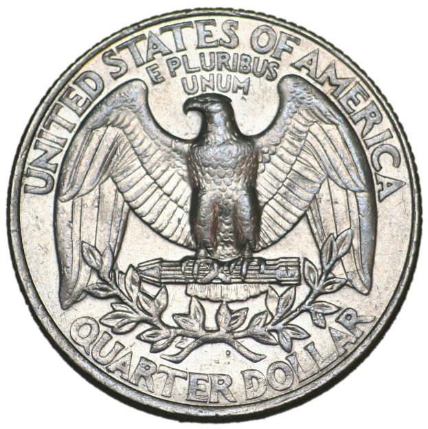 Eine Münze mit eingravierter Inschrift.